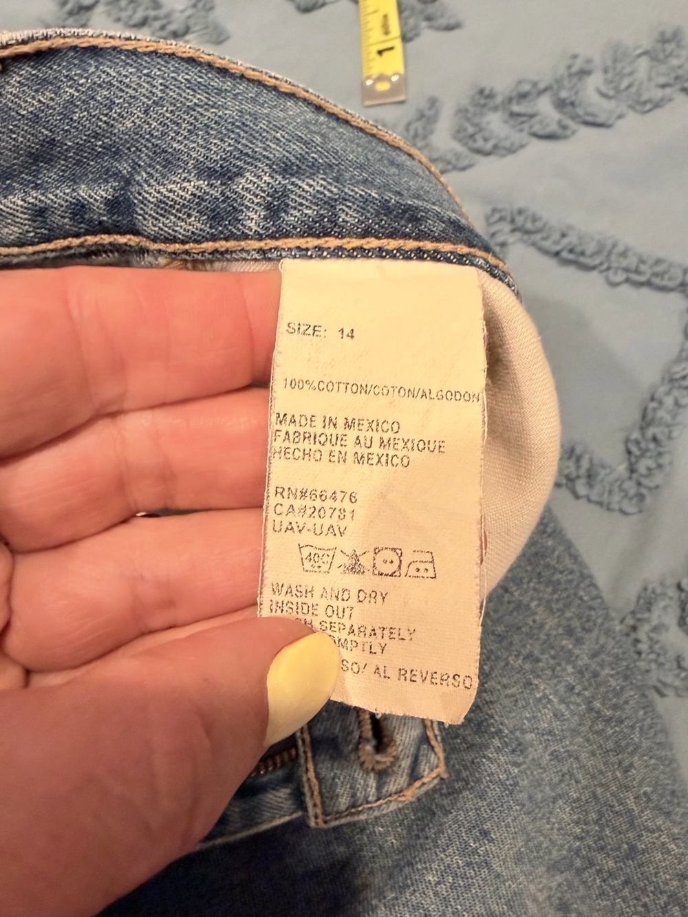Tommy Hilfiger Jeans Vintage Wide Leg Crop Jeans – Size 14 - Picture 7 of 10